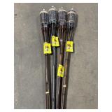 4 new Bamboo Tiki torches