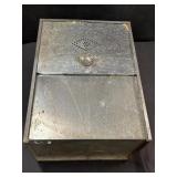 Antique Galvanized Tin Bread Box