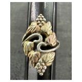 Black Hills Gold Sterling Ring