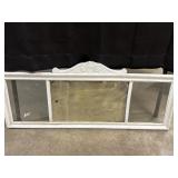 Antique 3 Glass Panel Wall Hanging