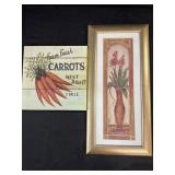 Farm Fresh Carrots Canvas Wall Art & Framed Print