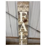 5ft Hello Fall Wood Sign