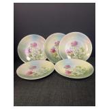 Carl Tielsch Hand-Painted Porcelain Plates