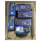 7 Packages Of Clear & Frost Blue Icicle Lights