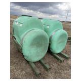 (2) 200 gal. Snyder Tanks