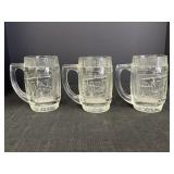 3 Dadï¿½s Root Beer Glass Mugs