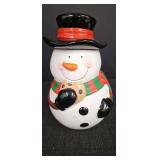 Telaflora Ceramic Snowman Cookie Jar