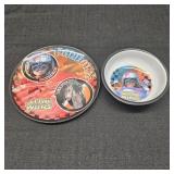 VTG Zak Star Wars Episode I Plastic Plate & Bowl