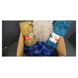 Variety of Garland, Green & Tinsel