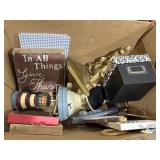 Home Decor., small wall shelf, misc