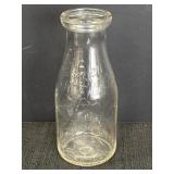 Borden Weiland Dairy Pint Milk Bottle Chicago