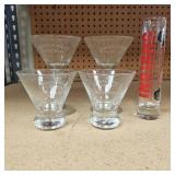 Gentleman Jack Glass Cups & Indiana Super Shooter