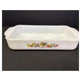 Anchor Hocking Fire King 1.5qt dish, rooster &