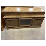Oak Entertainment Console Amish