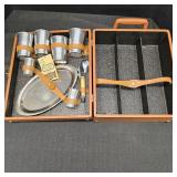 VTG Ever-Wear "Trav-L-Bar" Portable Bar Set w/