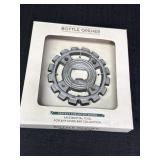 New gear shaped bottle opener, 4in dia.