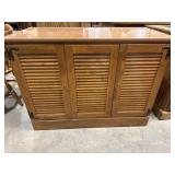 Ethan Allen Stereo-Record Cabinet w/