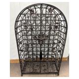 Spanish Style Wrought Iron Wine Rack