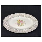 Lajean by Canonsburg 12in oval platter w/floral