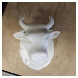 Ceramic cow/ Bull Head Wall Decor