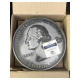 4  - 7.5in coin collector tins, new.  2 per box