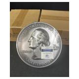 4  - 7.5in coin collector tins, new.  2 per box