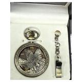 Menï¿½s eagle pocket watch, new