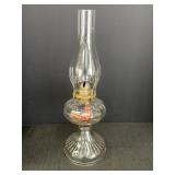 19.5" Glass Oil Lamp