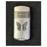 Sliver Tone Lighter w/ Butterfly