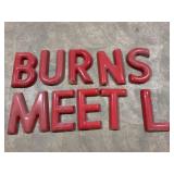 Hard Plastic Letters