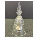 Westmoreland 24% lead crystal April bell, 5in H,