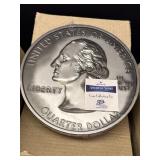 2 - 7.5in coin collector tins, new