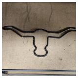 Metal Texas Long Horn Decor
