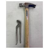 Fuller Drop Forged Pliers & Vaughan Hammer