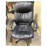 Montbrook Black Leather Office Chair