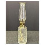 Lamplight Farms small oil lamp, 10in overall