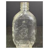 6.25" Old Quaker Whiskey Glass Bottle