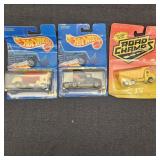 (3) Hot Wheels & Road Champs Die Cast Metal