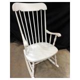 Spindle Back Wooden Rocking Chair
