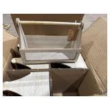 (6) Wooden Art Caddies