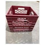 Meadow Gold Plastic Milk Crate