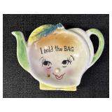 Anthropomorphic Tea Bag Holder