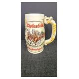 Budweiser Clydesdale Stein 6.5in tall