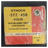 Kynoch .577/.450 Martini-Henry Rifle Ammo
