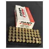 Box of 50 - PMC 9mm Luger 115 FMJ ammo