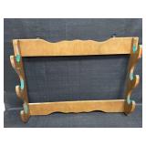 Wooden Wall Mount Gun Rack