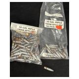 30 cal rifle 190gr SPT@.309in bullets.  Sealed