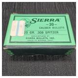Sierra 125gr .308 Spritzer 30 Caliber Bullets