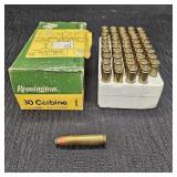 Remington 30 Carbine 110GR Soft Point