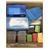 Variety Plastic Ammo Cases - empty